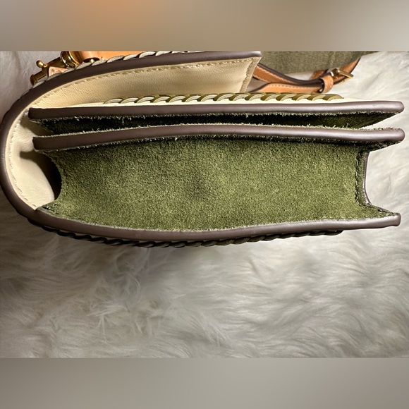 TORY BURCH T MONOGRAM BRAIDED
FLORAL MINI BAG - AUTHENTIC NWT - Picture 9 of 11